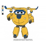 Super Wings Donnie 02 Embroidery Design